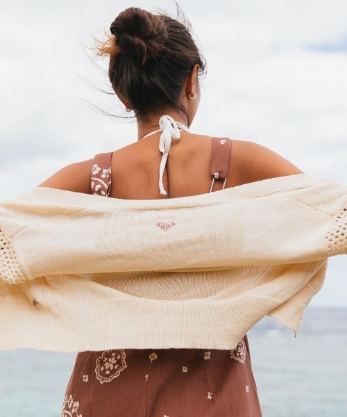 ROXY（ロキシー）の「BLOOMING DAYS/ロキシーショートレングスカーディガン（カーディガン/ボレロ・レディース・ホワイト/レッド/ブルー・SMALL/MEDIUM/LARGE）」の8枚目の写真