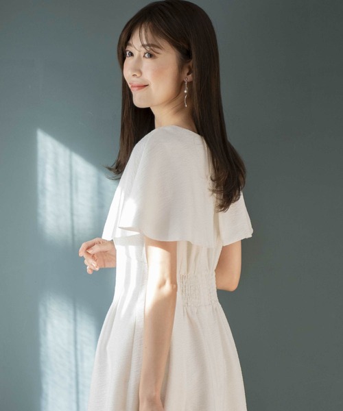 NOELA（ノエラ）の「【WEB限定】ケープ付きワンピース（ワンピース・レディース・その他1/ブラック/オフホワイト・S/M）」の13枚目の写真