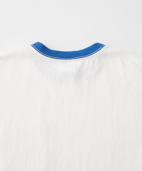 DISCUS ATHLETIC(ディスカス アスレチック)の「【DISCUS×University】ヴィンテージライク USエアフォース カレッジデザイン オーバーサイズ半袖Tシャツ(Tシャツ/カットソー・メンズ・オートミール/ブルー/ホワイト系3/ホワイト系/ホワイト/スミクロ・L/M)」の10枚目の写真