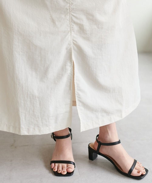 DISCOAT（ディスコート）の「【WEB限定】ウエストドロストジャンスカ（ジャンパースカート・レディース・ブラック/アイボリー/ライトグレー・FREE）」の20枚目の写真