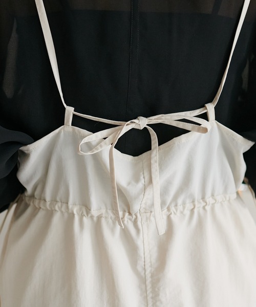 DISCOAT（ディスコート）の「【WEB限定】ウエストドロストジャンスカ（ジャンパースカート・レディース・ブラック/アイボリー/ライトグレー・FREE）」の22枚目の写真