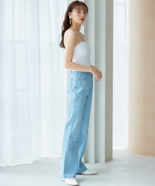 miclat（ミクラ）の「大きいサイズ  リブチューブトップ  miclat（キャミソール・レディース・ホワイト/ブラック・L/LL/3L/4L/5L）」の14枚目の写真