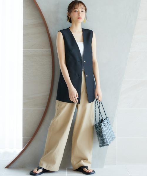 miclat（ミクラ）の「大きいサイズ  リブチューブトップ  miclat（キャミソール・レディース・ホワイト/ブラック・L/LL/3L/4L/5L）」の3枚目の写真