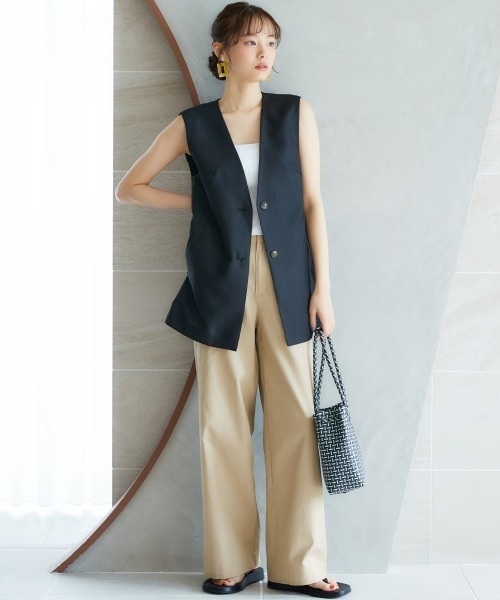 miclat（ミクラ）の「大きいサイズ  リブチューブトップ  miclat（キャミソール・レディース・ホワイト/ブラック・L/LL/3L/4L/5L）」の4枚目の写真