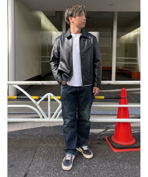 BACK NUMBER（バックナンバー）の「【BACK NUMBER】ハニカムヘンリーネック長袖Ｔシャツ（Tシャツ/カットソー・メンズ・ブラック/グレー/ホワイト・S/M/L/XL/XXL）」の18枚目の写真