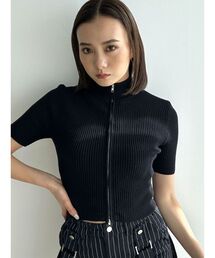 EMODA | プレーティングハーフリブニット(ニット/セーター)