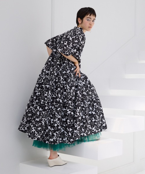 manana suerte(マニャーナスエルテ)の「オリジナルプリントリゾートワンピース(ワンピース・レディース・ブラック/グリーン/イエロー・FREE)」の21枚目の写真