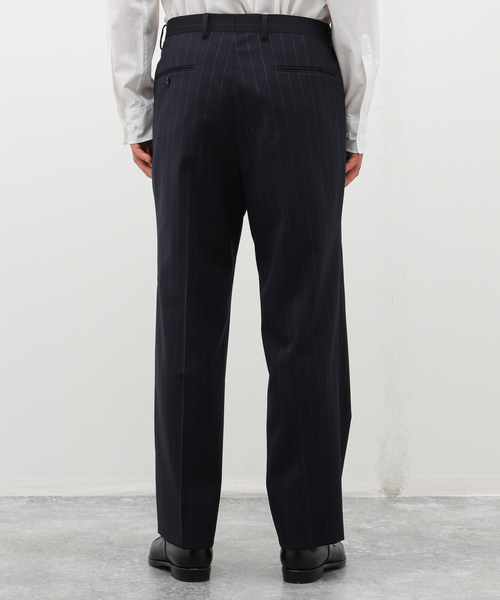 EDIFICE（エディフィス）の「【La.French】2タックパンツ (CERRUTIブルーストライプ)（スラックス・メンズ・ダークブルー・46/48/44）」の5枚目の写真