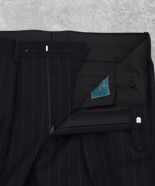 エディフィス パンツ　2本セット TORO 2WAY 2タックワイドパンツ（スラックス）｜417 EDIFICE