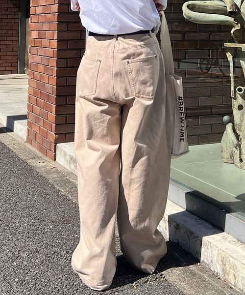 Confirm(コンファーム)の「ナチュラルシルエット カツラギワイドパンツ【Confirm】(その他パンツ・メンズ・ナチュラル/ベージュ/ブラック・M/L)」の13枚目の写真