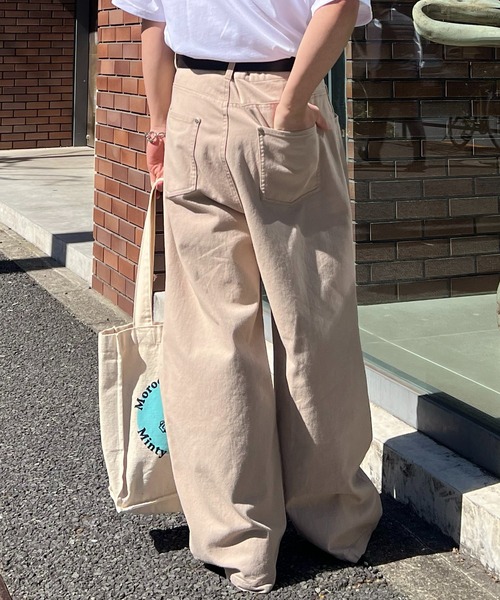 Confirm(コンファーム)の「ナチュラルシルエット カツラギワイドパンツ【Confirm】(その他パンツ・メンズ・ナチュラル/ベージュ/ブラック・M/L)」の14枚目の写真