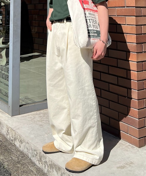 Confirm(コンファーム)の「ナチュラルシルエット カツラギワイドパンツ【Confirm】(その他パンツ・メンズ・ナチュラル/ベージュ/ブラック・M/L)」の6枚目の写真