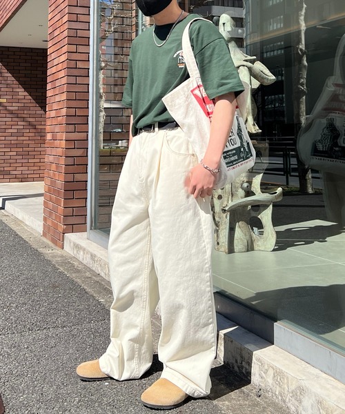 Confirm(コンファーム)の「ナチュラルシルエット カツラギワイドパンツ【Confirm】(その他パンツ・メンズ・ナチュラル/ベージュ/ブラック・M/L)」の4枚目の写真