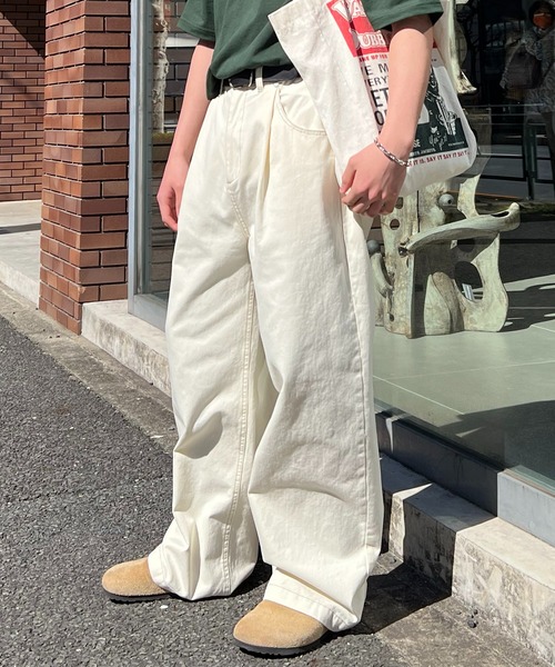 Confirm(コンファーム)の「ナチュラルシルエット カツラギワイドパンツ【Confirm】(その他パンツ・メンズ・ナチュラル/ベージュ/ブラック・M/L)」の7枚目の写真