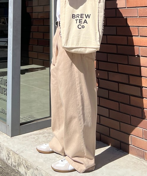 Confirm(コンファーム)の「ナチュラルシルエット カツラギワイドパンツ【Confirm】(その他パンツ・メンズ・ナチュラル/ベージュ/ブラック・M/L)」の10枚目の写真