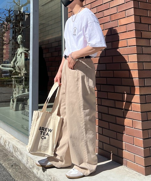 Confirm(コンファーム)の「ナチュラルシルエット カツラギワイドパンツ【Confirm】(その他パンツ・メンズ・ナチュラル/ベージュ/ブラック・M/L)」の9枚目の写真
