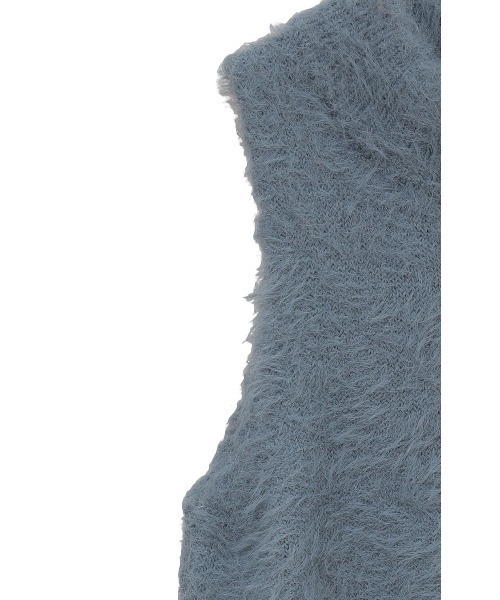 CLANE/クラネ】SHAGGY AMERICAN SLEEVE KNIT TOPS/シャギーアメリカン