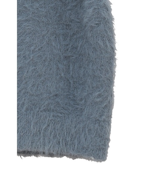 CLANE/クラネ】SHAGGY AMERICAN SLEEVE KNIT TOPS/シャギーアメリカン