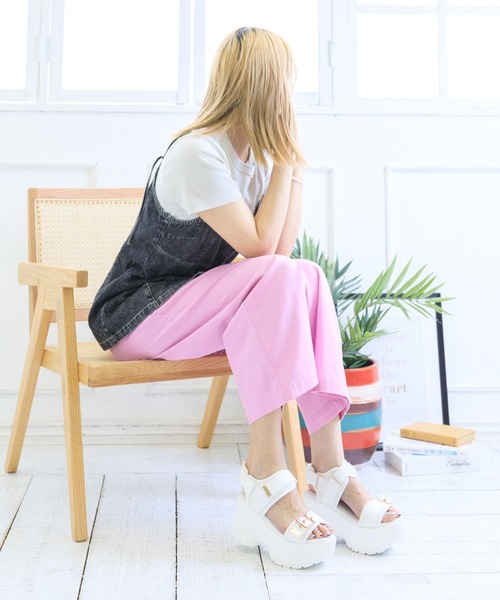 32点　あーたん セール】厚底スニーカーソールサンダル（サンダル）｜attagirl