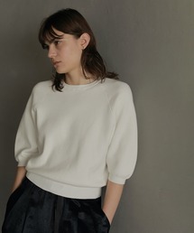 CURVE SLEEVE KNIT TOPS