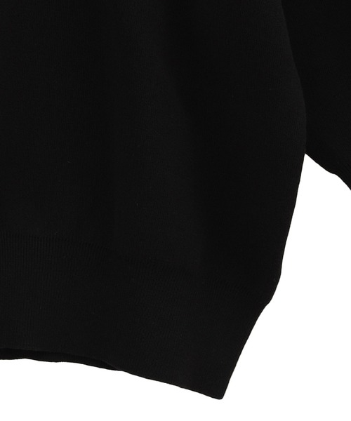 MANOF(マノフ)の「CURVE SLEEVE KNIT TOPS(ニット/セーター・レディース・グレー/ブラック/ホワイト/オレンジ・M/S)」の8枚目の写真