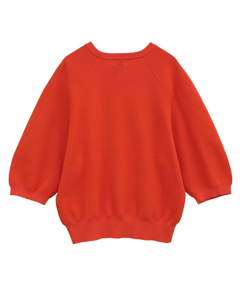 MANOF(マノフ)の「CURVE SLEEVE KNIT TOPS(ニット/セーター・レディース・グレー/ブラック/ホワイト/オレンジ・M/S)」の17枚目の写真