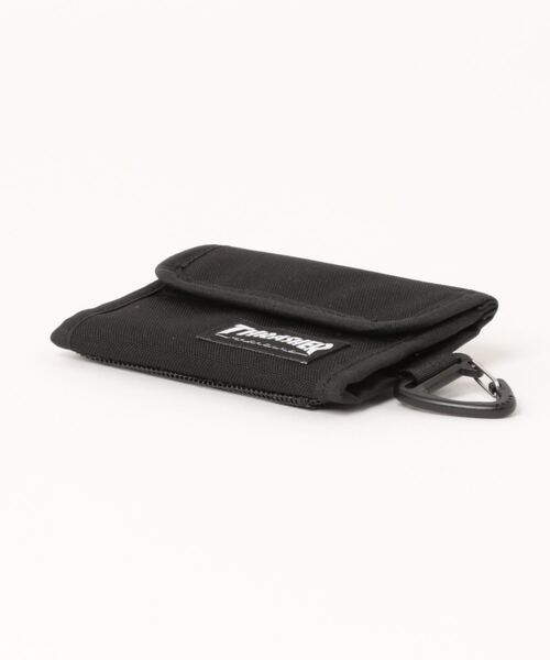 THRASHER(スラッシャー)の「【THRASHER/スラッシャー】カラビナ付き2つ折りウォレット(財布・メンズ・ブラック/ライトブラウン・FREE)」の5枚目の写真