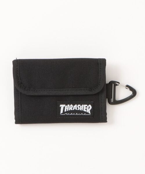 THRASHER(スラッシャー)の「【THRASHER/スラッシャー】カラビナ付き2つ折りウォレット(財布・メンズ・ブラック/ライトブラウン・FREE)」の11枚目の写真