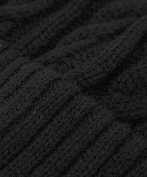 WEGO（ウィゴー）の「◆WEGO/ケーブルニットキャップ（ニットキャップ/ビーニー・メンズ・ブラック/ネイビー/ホワイト/ワイン/杢グレー・FREE）」の13枚目の写真