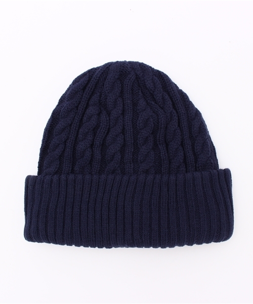 WEGO（ウィゴー）の「◆WEGO/ケーブルニットキャップ（ニットキャップ/ビーニー・メンズ・ブラック/ネイビー/ホワイト/ワイン/杢グレー・FREE）」の8枚目の写真