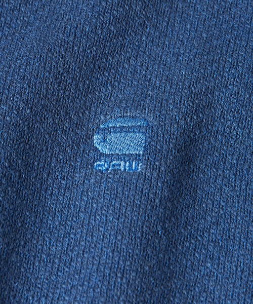 G-STAR（ジースター）の「OVERDYED LOOSE SWEATER/オーバーダイショートスリーブスウェット/ヴィンテージ加工（Tシャツ/カットソー・メンズ・ダークオリーブ/ブルー系その他・SMALL/MEDIUM/LARGE/X-LARGE/X-SMALL）」の14枚目の写真