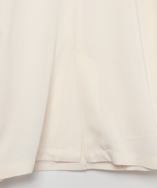 BAYFLOW（ベイフロー）の「[涼しい!!薄手シャツ生地]テーラーシャツジャケット（テーラードジャケット・レディース・チャコール/グレイッシュベージュ/アイボリー・MEDIUM/SMALL）」の10枚目の写真