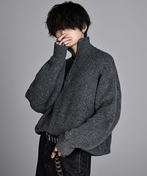 fuwamochi half zip knit（ニット/セーター）｜ADRER（アドラー