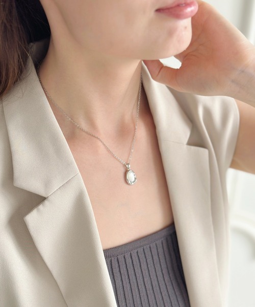 【TATIANA】Gleam Pebble Long Necklace NZ2430〜ネックレス TATIANA】Gleam Pebble Long Necklace NZ2430〜ネックレス
