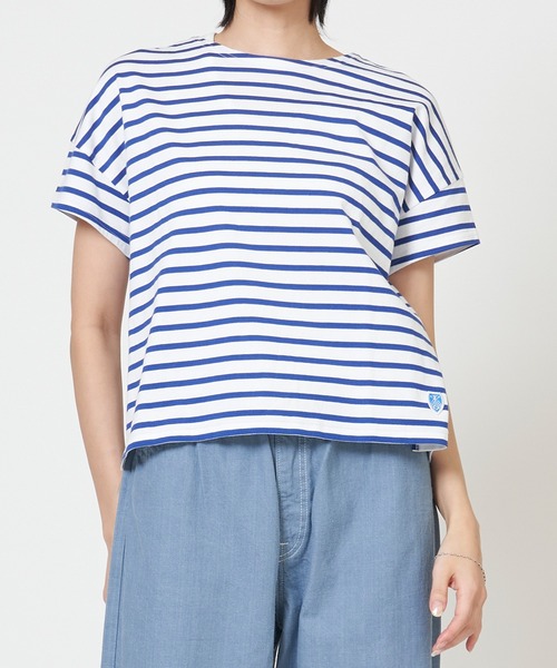 ORCIVAL(オーシバル)の「BOAT NECK S/S P.O.(Tシャツ/カットソー・レディース・ホワイト系その他/ホワイト系その他3/ホワイト系その他5/ホワイト系その他6/ホワイト系その他7/ホワイト系その他2/ホワイト系その他4/ホワイト系3/ホワイト系2/ブラック/ホワイト/ホワイト系1・1)」の1枚目の写真
