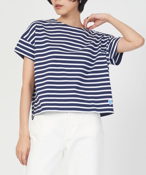 ORCIVAL(オーシバル)の「BOAT NECK S/S P.O.(Tシャツ/カットソー・レディース・ホワイト系その他/ホワイト系その他3/ホワイト系その他5/ホワイト系その他6/ホワイト系その他7/ホワイト系その他2/ホワイト系その他4/ホワイト系3/ホワイト系2/ブラック/ホワイト/ホワイト系1・1)」の6枚目の写真