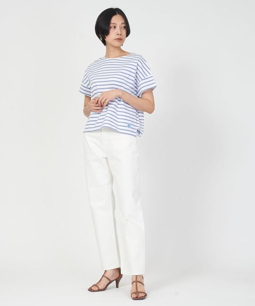 ORCIVAL(オーシバル)の「BOAT NECK S/S P.O.(Tシャツ/カットソー・レディース・ホワイト系その他/ホワイト系その他3/ホワイト系その他5/ホワイト系その他6/ホワイト系その他7/ホワイト系その他2/ホワイト系その他4/ホワイト系3/ホワイト系2/ブラック/ホワイト/ホワイト系1・1)」の16枚目の写真