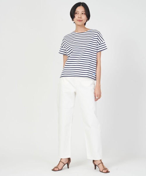 ORCIVAL(オーシバル)の「BOAT NECK S/S P.O.(Tシャツ/カットソー・レディース・ホワイト系その他/ホワイト系その他3/ホワイト系その他5/ホワイト系その他6/ホワイト系その他7/ホワイト系その他2/ホワイト系その他4/ホワイト系3/ホワイト系2/ブラック/ホワイト/ホワイト系1・1)」の14枚目の写真