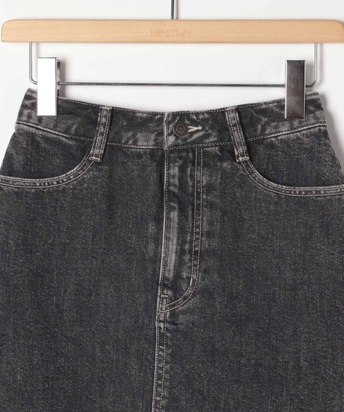 Heather（ヘザー）の「刺繍デニムミニスカート　115758（デニムスカート・レディース・ブラック/ブルー・S/M）」の4枚目の写真