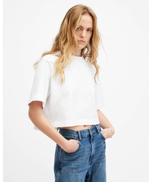 ALLSAINTS | LOTTIE OVERSIZED CROPPED T-SHIRT | LOTTIE オーバーサイズ クロップド Tシャツ(Tシャツ/カットソー)
