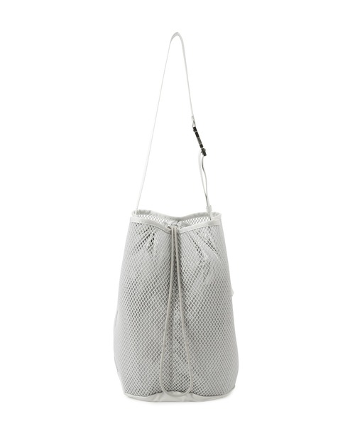 ADAM ET ROPE'（アダムエロペ）の「メッシュ巾着ショルダーバッグ（ショルダーバッグ・レディース・ブラック/シルバー・FREE）」の3枚目の写真