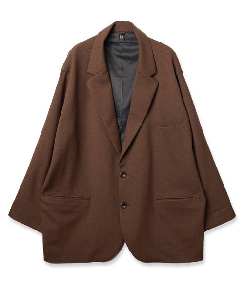 RYU（リュー）の「serge 2B jacket（テーラードジャケット・メンズ・ブラウン系/アイボリー/スミクロ・2/1/4）」の3枚目の写真