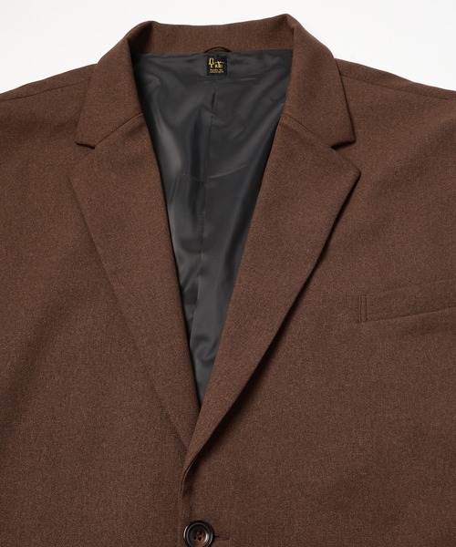 RYU（リュー）の「serge 2B jacket（テーラードジャケット・メンズ・ブラウン系/アイボリー/スミクロ・2/1/4）」の7枚目の写真