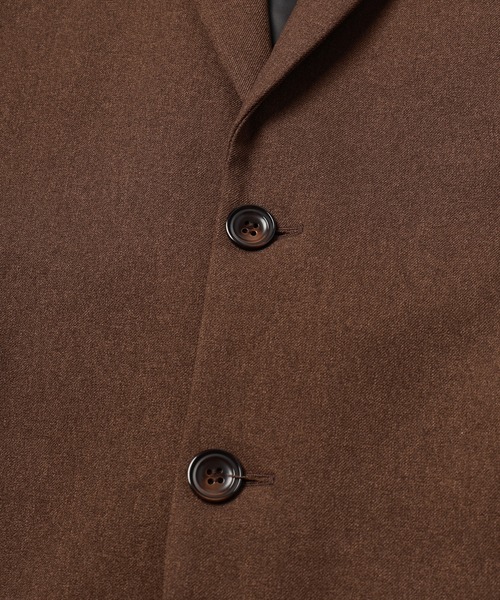 RYU（リュー）の「serge 2B jacket（テーラードジャケット・メンズ・ブラウン系/アイボリー/スミクロ・2/1/4）」の9枚目の写真