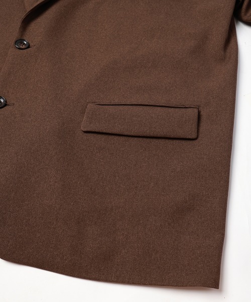 RYU（リュー）の「serge 2B jacket（テーラードジャケット・メンズ・ブラウン系/アイボリー/スミクロ・2/1/4）」の10枚目の写真