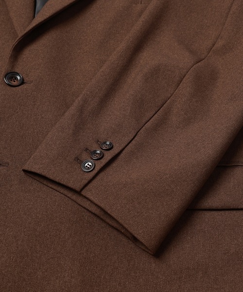 RYU（リュー）の「serge 2B jacket（テーラードジャケット・メンズ・ブラウン系/アイボリー/スミクロ・2/1/4）」の11枚目の写真