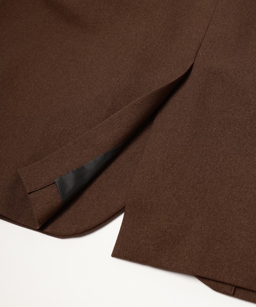 RYU（リュー）の「serge 2B jacket（テーラードジャケット・メンズ・ブラウン系/アイボリー/スミクロ・2/1/4）」の12枚目の写真