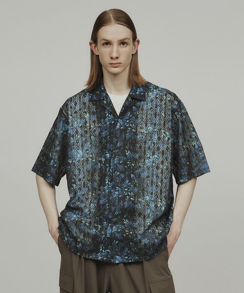 tk.TAKEO KIKUCHI（ティーケータケオキクチ）の「◆アソートレースデザインシャツ（シャツ/ブラウス・メンズ・ブルー系その他2/ホワイト/ブラック/ブラック系・03/02/01）」の9枚目の写真