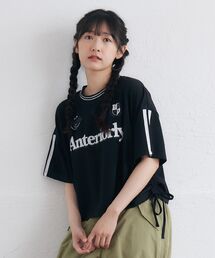 RETRO GIRL | サイドドロストスポーツTEE(Tシャツ/カットソー)