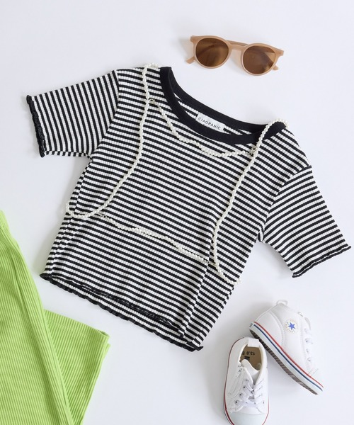 CIAOPANIC TYPY(チャオパニックティピー)の「■【OSORO】アソートハーネス(ブローチ/コサージュ・キッズ・ホワイト/シルバー・ONE SIZE)」の2枚目の写真